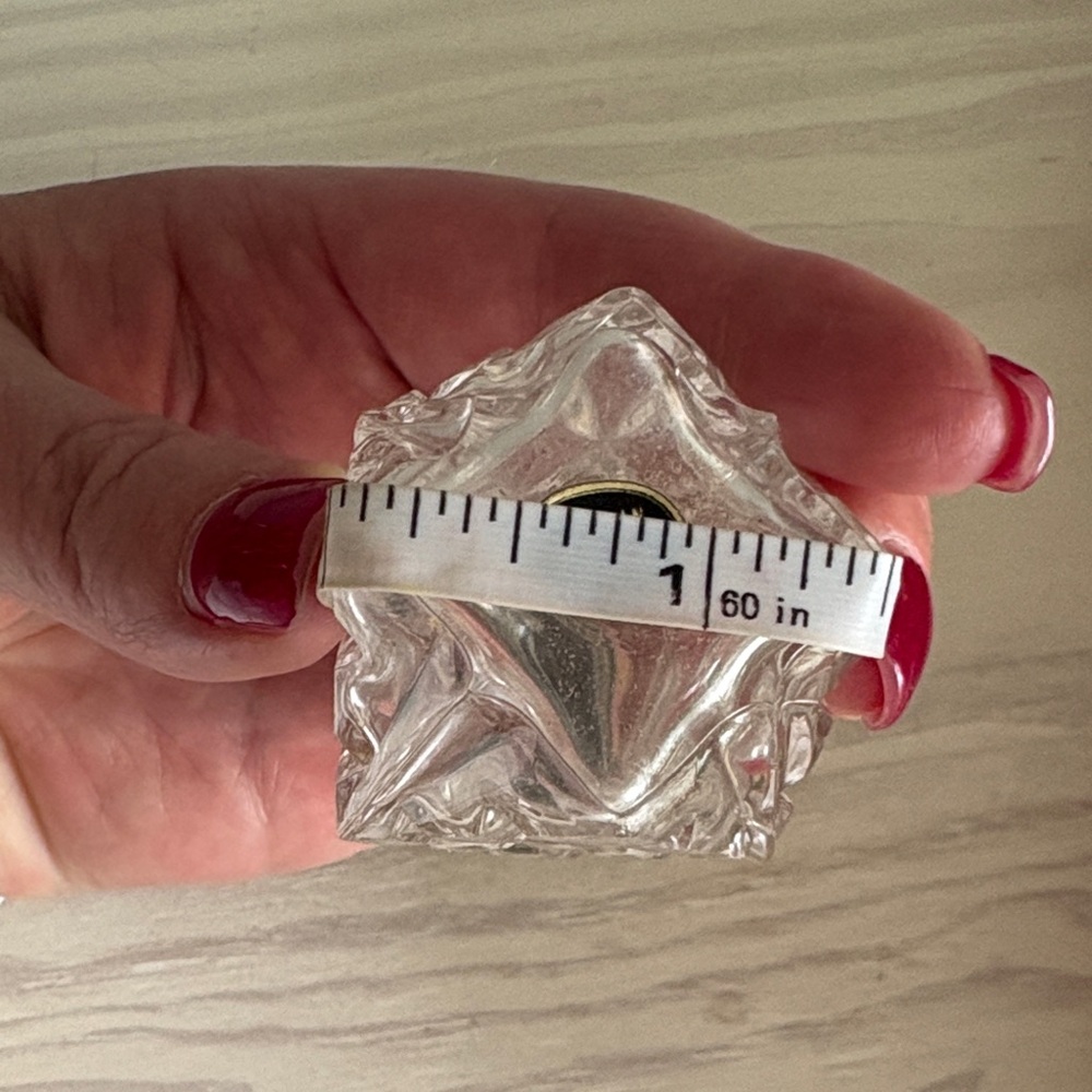 VTG Lead Crystal & Silver-Plated Salt & Pepper Shakers Made in Western Germany - Picture 4 of 4
